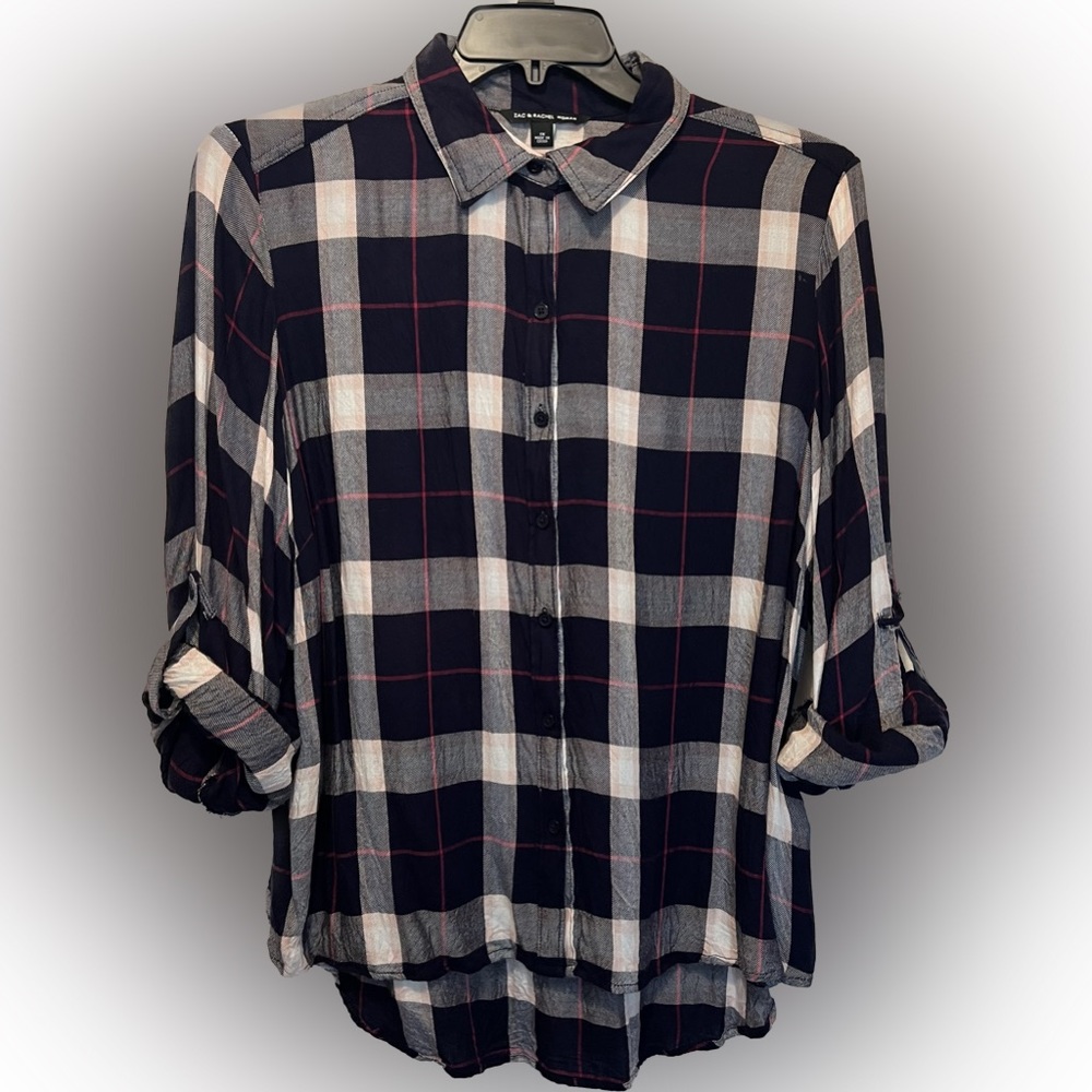 🎉 3 for 30🎉Zac & Rachel women’s button down plaid shirt